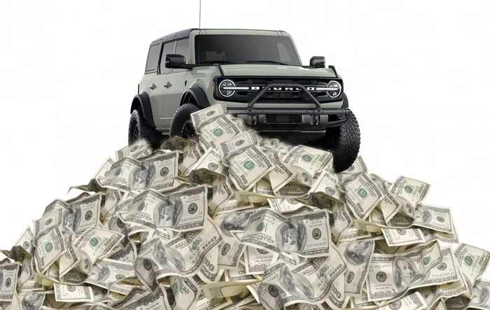 Ford Bronco is #8 Most Price Marked Up Vehicle (Over MSRP)