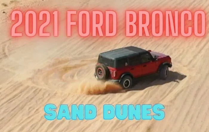 Bombing through Moab sand dunes in Bronco Badlands