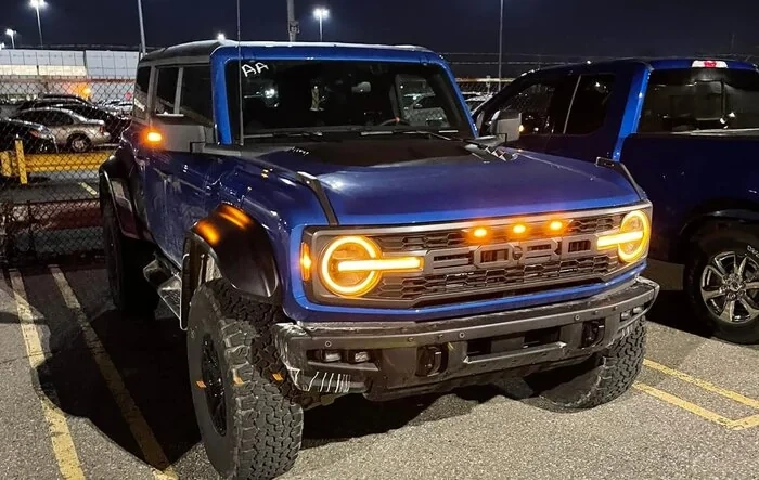 Velocity Blue Raptor Bronco With MGV Interior Pics and Fly-By Video Sound Clip