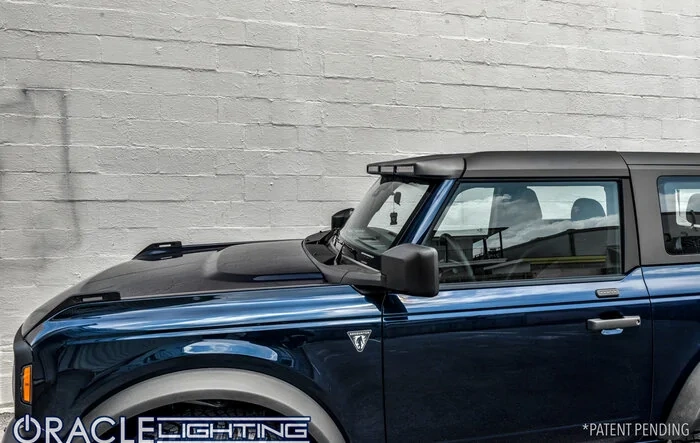 Integrated Roof/Windshield LED Light Bar System for 2021+ Ford Bronco