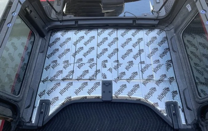 Hardtop sound deadening mod using Kilmat
