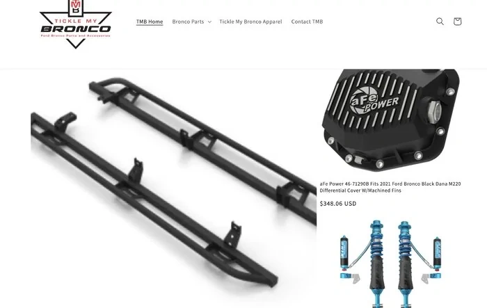 Bronco Parts at TickleMyBronco.com