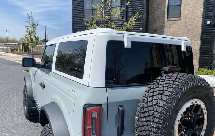 Finished - White Vinyl Wrap MIC Hard Top (w/ New Closeup Pics)