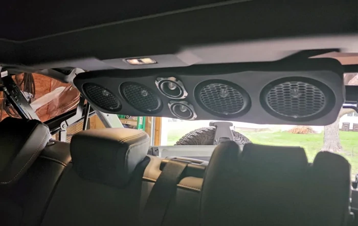 B&O audio upgrade with DIY soundbar