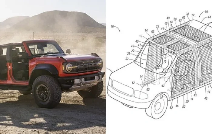 Bronco may get screen doors (patented)