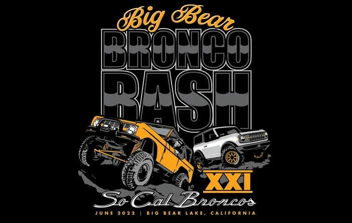 Big Bear Bronco Bash XXI - Event Info, T-shirts, etc.