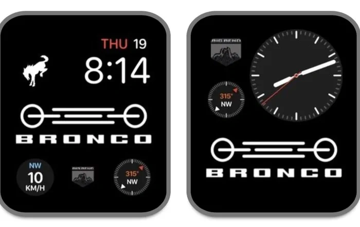 Bronco Apple Watch Faces