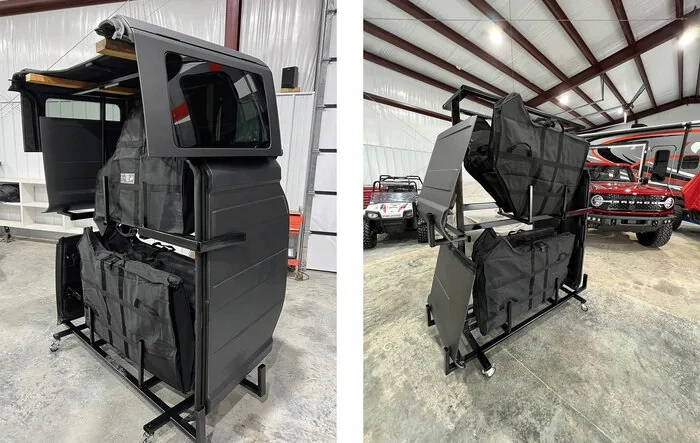 Roof & Door Storage rack custom build