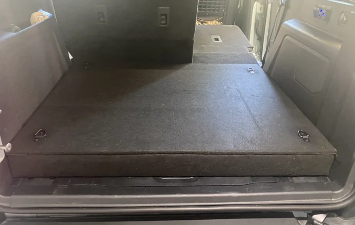 My custom Sleeping Platform / Storage Area