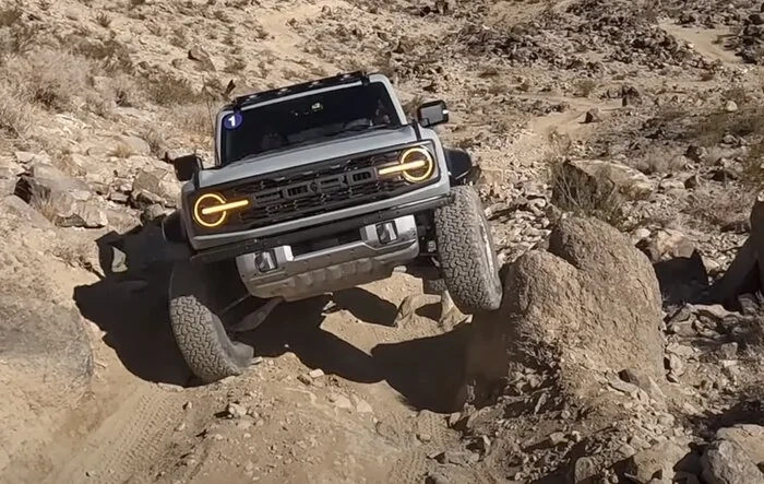 2022 Ford Bronco Raptor: First look off-roading in Johnson Valley, California ... watch to the end