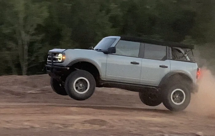 Extremely impressed! Had my Bronco doing jumps, turn-assist donuts, dirt embankments, climbing giant hills, 50+ mph on uneven terrain