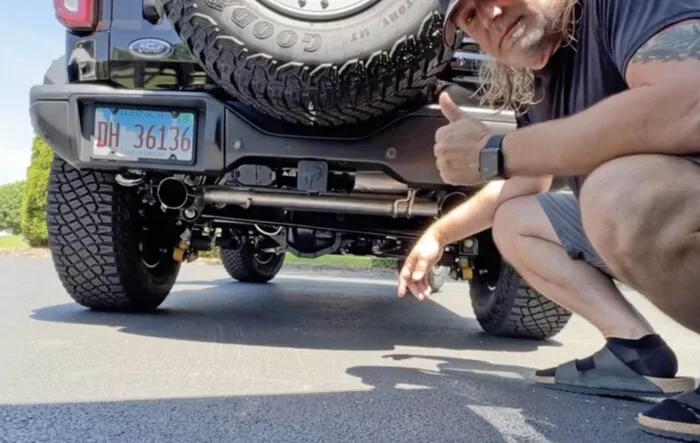 Ford Performance Borla Exhaust on my 2.7L Badlands - sound clip video