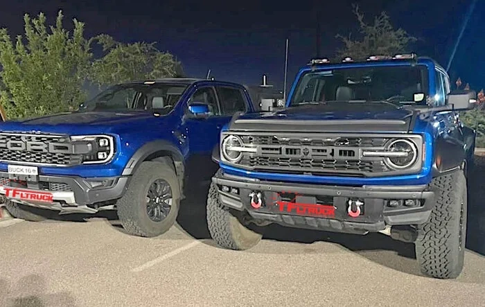 Bronco Raptor vs. Ranger Raptor Spotted Side-by-Side