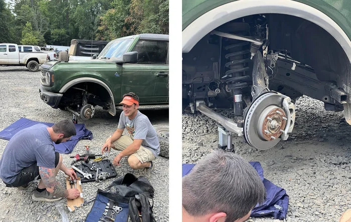 Snapped a Tie Rod … thankful for trail mates