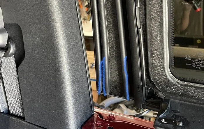 MIC hard top wind noise reduction …best results so far - using rubber gasket strips
