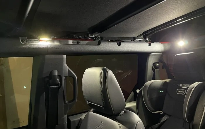 Soft top interior lighting upgrade