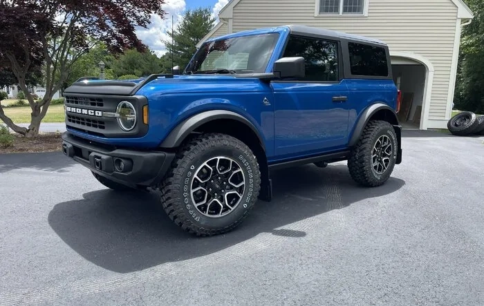 F-150 wheels installed on 2-door Black Diamond