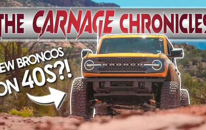 New Broncos on 40s Rock Crawling on Steel Bender Trail