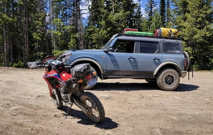 Magruder Corridor trip with my 2021 Badlands and 2 adventure bikes