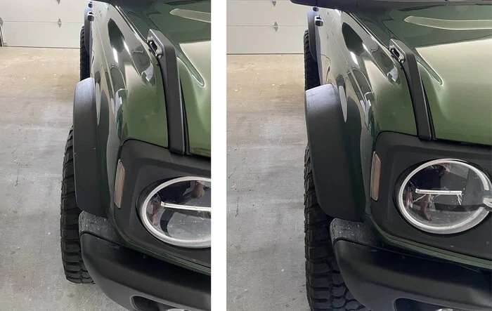 Non-Sas swap to Sasquatch flares. Back-to-back comparison photos!