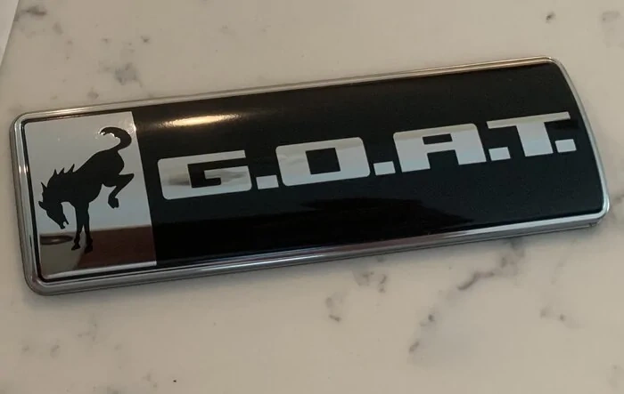 GOAT Badge / Decal (M-1447-GOAT) - First real life look