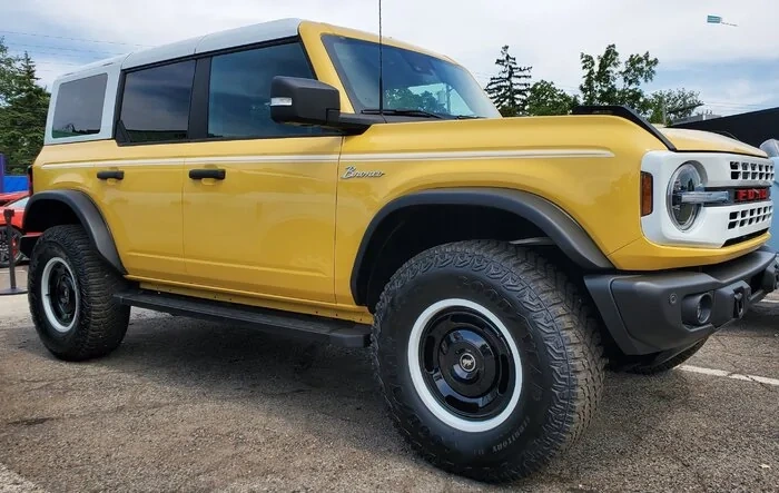 More Yellowstone & Race Red Heritage Bronco photos from Woodward