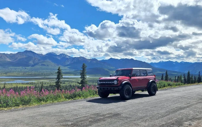 Bronco First Edition on the Denali Highway, Alaska. There and back - Twice