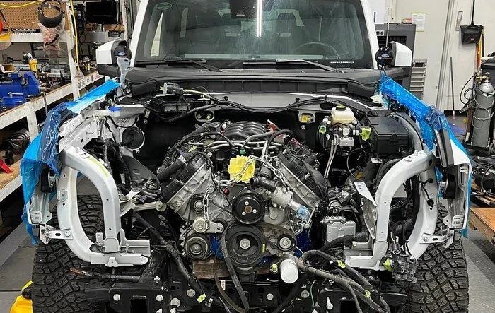 Update 3-26-25: Whipple V8 5.0 Coyote Engine Swap into Ford Bronco by No Traction Faction