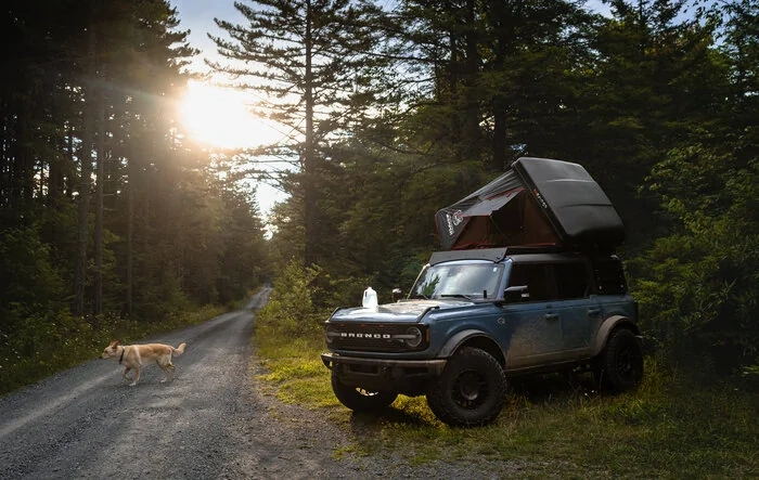 Bronco camp out on Canaan Loop in Davis, WV!