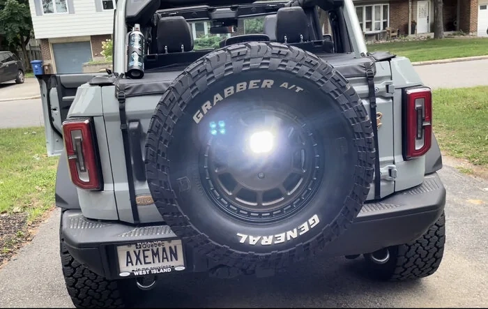 Bronco rear chase / reverse light install
