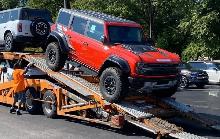 Bronco Raptor Code Orange arrived and doesn't disappoint. First day reservation holder. 2 years 2 months of waiting.