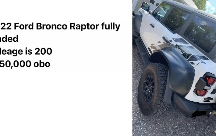 And it’s begun... Bronco Raptor flippers 🤦