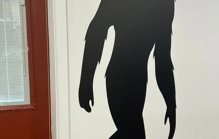 Life Sized Sasquatch Wall Decal Now In Stock at TMB!