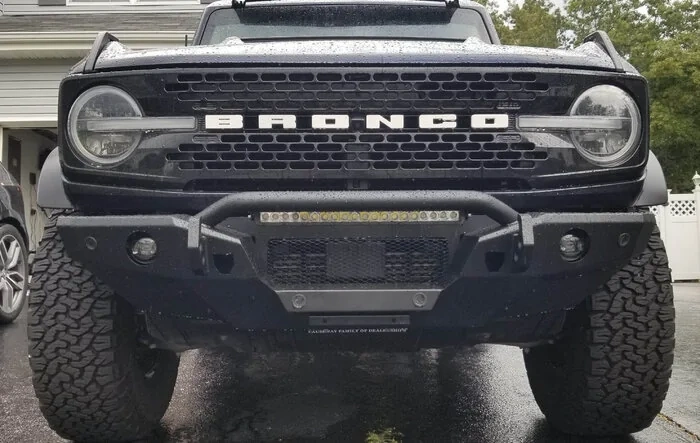 HAVOC Steel Bender Front Bumper Installed