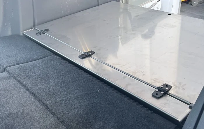 Designed my own low profile cargo box (for complete lay flat mattress)