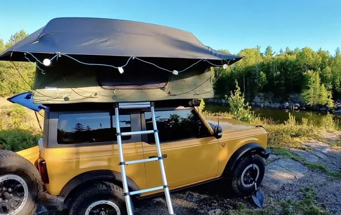 Video Premiere! Bad Mule Bronco goes overlanding on Crown Land w/ my dog Jackson
