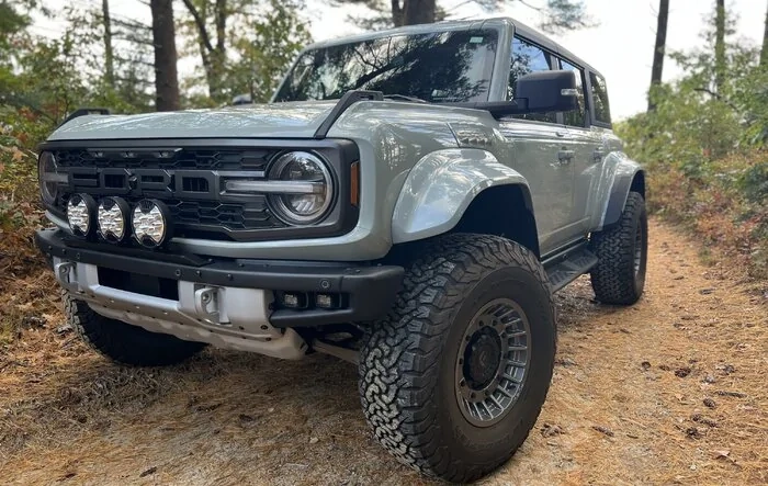Cactus Gray Bronco Raptor Painted Flares and Door Handles + Wheels / Tires