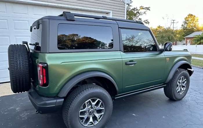 Stealth Matte Wrap on Eruption Green!
