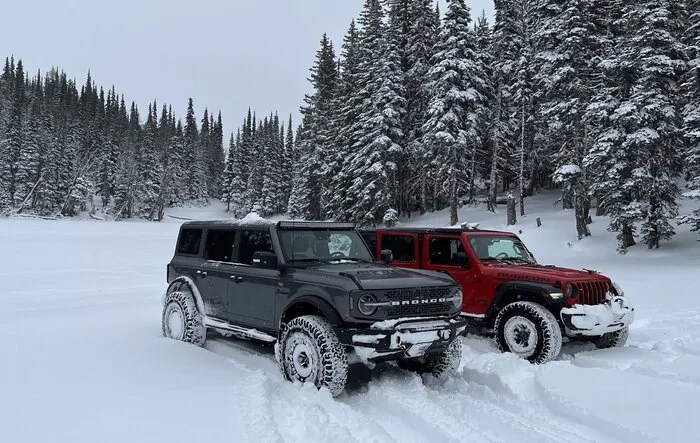 Snow Wheeling With Bronco & Jeep 06 Nov 2022