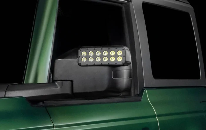 First Look! ORACLE Bronco Side Mirrors w/ Integrated LED Ditch Lights