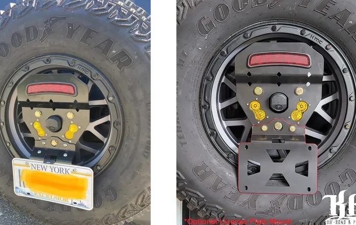 3rd brake light /case light / license plate relocation by Krazy House Customs