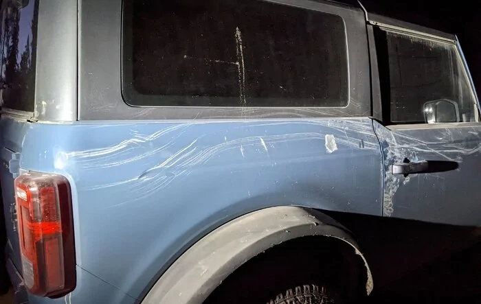 Photo contest: most trail pin stripes on your Bronco