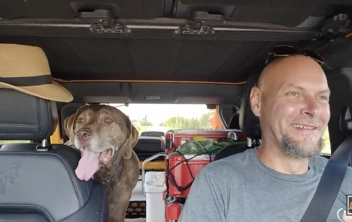 How do you say goodbye to your dog....? Jackson's Last Bronco Trip (The Return North)