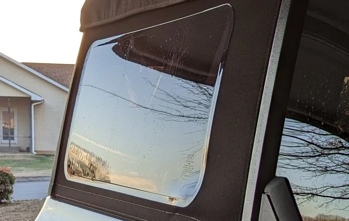 2023 Bronco Soft Top Window Seems Less Wavy
