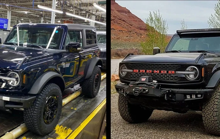 Then & Now: show your assembly line Bronco and current Bronco picture