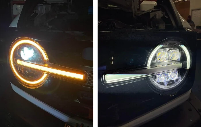 Morimoto XRGB vs. Alpharex NOVA Headlights - real world comparison w/ photos