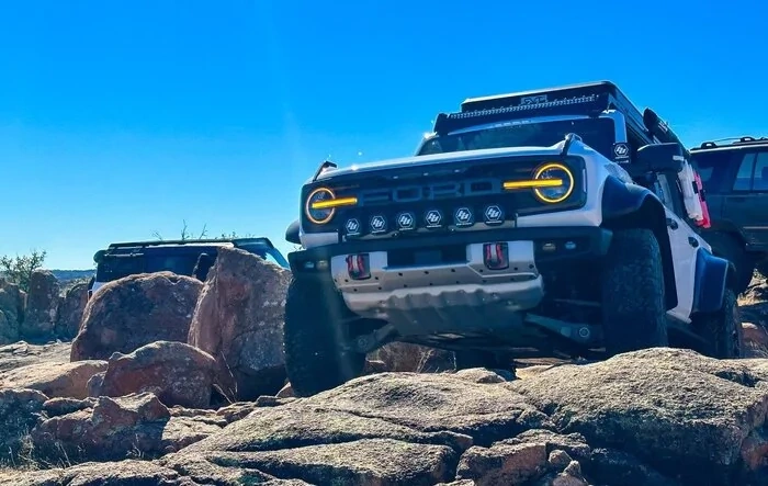 Wheeling for a Cause in West Texas attended by Ford Broncos