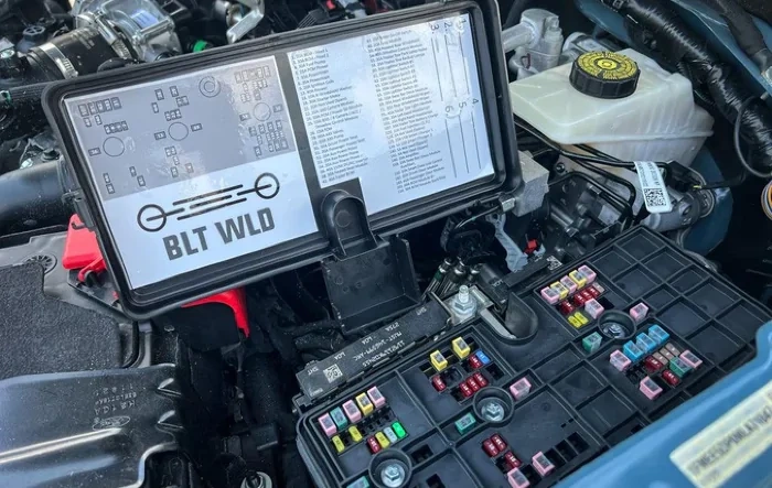 StickerFab Version 2.0 Fuse Box Labels (2021-2023 All Broncos inc Raptor)