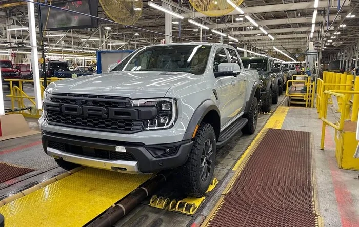 6th gen 2024 Ranger Raptor rolling down the MAP line