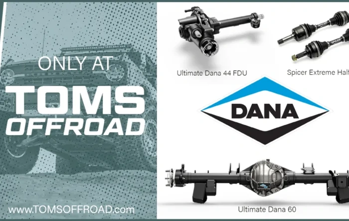TOMS OFFROAD | Dana Spicer - In Stock!